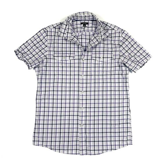 Plaid Short Sleeve Button Down - Picture 1 of 14